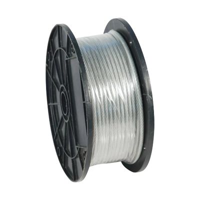 Galvanisiertes 7X7 Stahldrahtseil mit PVC-Beschichtung für weiche Fischerei-Kleidung