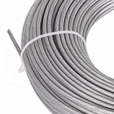 6x19 1570Mpa Edelstahldrahtseile 7mm poliert Standard AiSi Verpackung 1000 Meter in Holzspulen