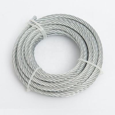 Ein guter Preis. 6x19S FC / 6x19W FC Verzinktes Stahldrahtseil 8 mm für schwere und industrielle Anwendungen Online