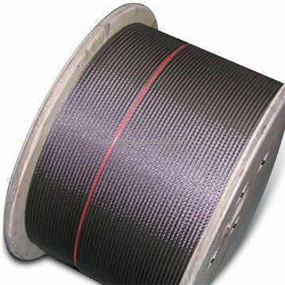 Ein guter Preis. 12mm Stahlkabel Seil Drähte 6x19 IWRC Edelstahl Seil T/S 1570Mpa Verpackung 1000mtrs in Faltenholz Rolle vorgeformt Online