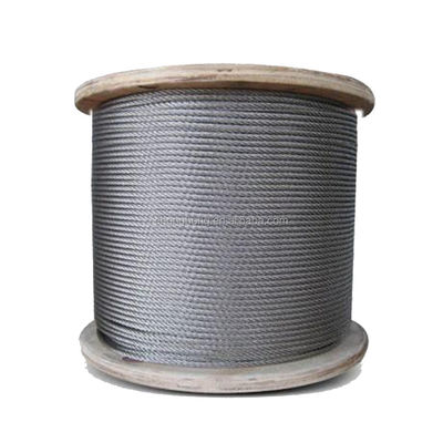 Ein guter Preis. 6x37 IWR Galvaniertes oder Ungalvaniertes Stahldrahtseil für spezielle Kaltbearbeitung aus Edelstahl Online