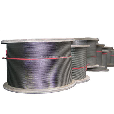 6x19 IWRC Bright Stainless Steel Wire Rope poliert und korrosionsbeständig für langlebige Leistung