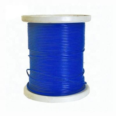 Kaltgeführtes Stahl 1x7/1x19/1x37 Farben PVC-Beschichtung Verzinktes Stahldrahtseil OEM für Spezial