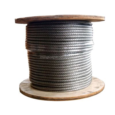 6x7/6x19/6x37/6x12/6x24 Drahtseil aus Edelstahl für Hebe-/Kran-/Schifffahrzeuge