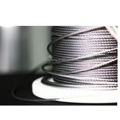 12 mm 6X24 7FC Stahldrahtseil AISI304/304L/316/316L Toleranz Sonstiger Si-Gehalt % 1,0 für Bauprojekte