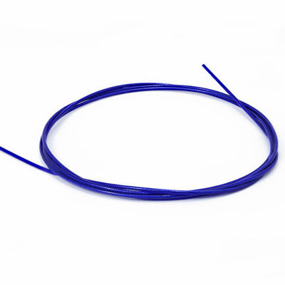 Kunststoff beschichtet galvanisiert farbenfrohe PVC beschichtet Stahldrahtseil 1*7 7*7 7*19 Kabelseil für Biegebau