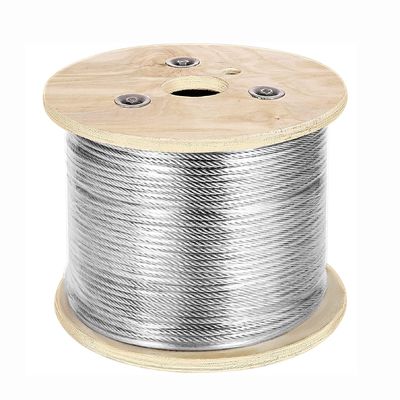 kaufen 500 ft Edelstahlkabel T304 Drahtseil 3/16 Zoll 7x19 Flugzeugkabelrolle für industrielle Anwendungen online manufacture
