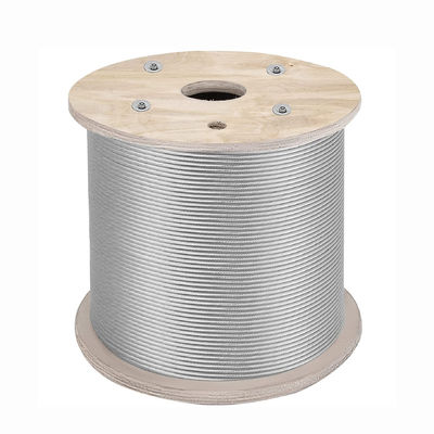 T316 Kabelbalustrade 500 Ft Edelstahlseil 1/8 Zoll Stranded 1x19 Drahtseil Kaltverlag Stahl 16,7 lbs / 7,58 kg