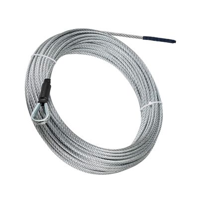 Nichtlegiertes 1x19 galvanisiertes Stahldrahtseil 1/16 galvanisiertes Flugzeugkabel 100FT Toleranz anderes