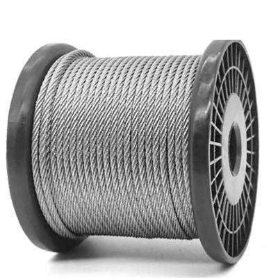 6x7 IWS Galvanized Steel Wire Seil Kabel mit Edelstahl und Splitter Finish in hoher Nachfrage