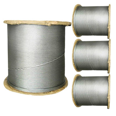 500 ft Länge kundenspezifisches Paket Verzinktes Stahldrahtseil 5 mm 8 mm 12 mm für andere Verarbeitungsdienstleistungen