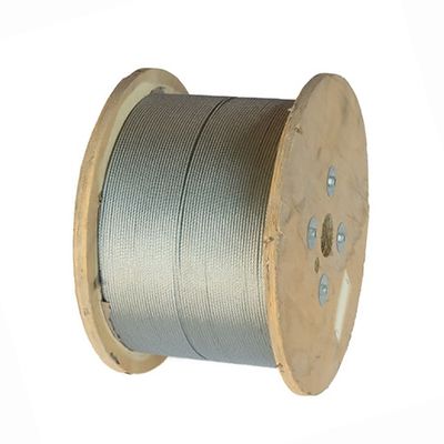 ISO-zertifiziertes nichtlegiertes 7*19 8mm galvanisiertes Stahldrahtseil Stahlseil für schwere Anwendungen