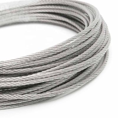 Ein guter Preis. 6X24 7FC galvanisiertes Stahldrahtseil für die Fischerei 16mm-90mm Durchmesser Struktur Online