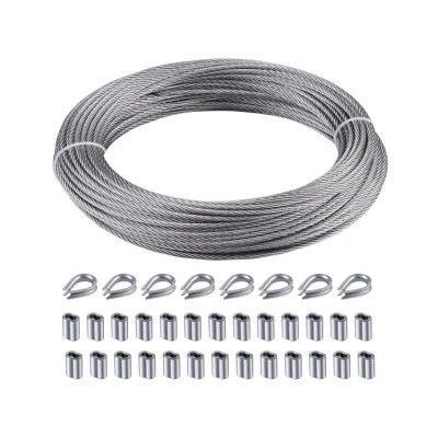 Schneiden DIY Außen Suspension 1.5mm 7x7 Strand Kern Kabel Edelstahl Drahtseil für Legierung Verarbeitung Service