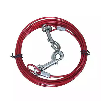 7x19 Pvc beschichtet galvanisiertes Stahldraht Seil Hund Bindung Kabel innerhalb Spezial freischneidender Stahl