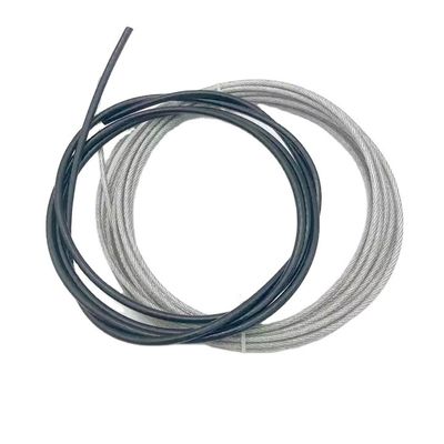Edelstahl- oder galvanisiertes 1-16 mm PVC/NYLON/PU beschichtetes Stahldrahtseil mit Standard AiSi