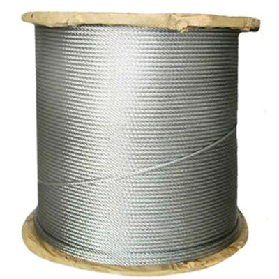 Nicht galvanisiertes und galvanisiertes 6x36-Drahtseil für Kohlenstoffstahl 16mm-Kabeldraht in Stahlkabelseilen
