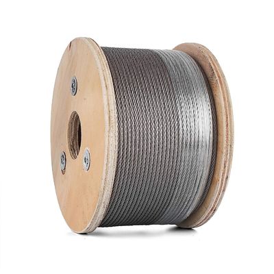 Ein guter Preis. 304 Luftfahrzeuge 7 x 19 Stränge Bau Stahlkabel Eisenbahnart des Kerns Stahlkern Verzinktes 16 mm Stahldrahtseil Online