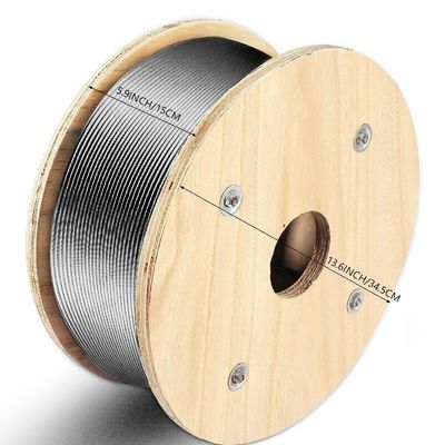 Ein guter Preis. Echtes galvanisiertes Ungalvanisiertes Stahlkabel Eisenkabel 6 mm 14 mm mit nicht beschichtetem und Verarbeitungsservice Online