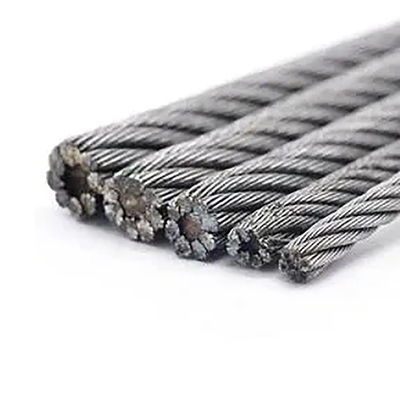 Ein guter Preis. Nichtlegiertes Stahldrahtseil 1,8 mm 2 mm 3 mm 6X7 FC 6X24 7FC 6X19 FC 8X19 für Bau- und Bauprojekte Online