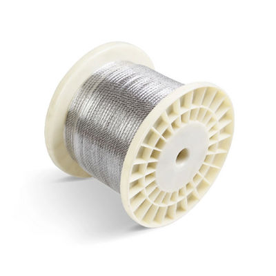 Ein guter Preis. 304 7*7 Edelstahlkabel Hochspannung 7x7 Edelstahldrahtseil 0,65 mm Edelstahlkabeldrahtseile für einen niedrigen C-Gehalt Online