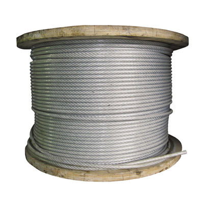 Ein guter Preis. 7*7 304 Nylon Beschichtet 2,5 mm Edelstahl Drahtseil für unsichtbare Gitter Inox Kabel Länge 1000M oder Anpassung Online