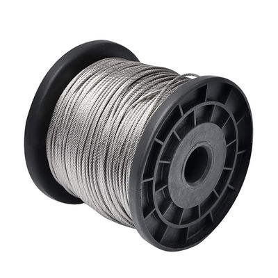 316 Stahl 1x19 Bauwerk SS Kabel Edelstahlseil 0,9 mm Inox Kabel 1x19 Edelstahl Drahtseil