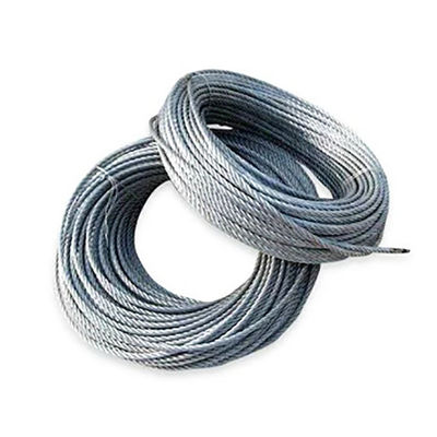 6x19-WSC 7x19 Galvanized Ungalvanized Stahlkabel für Krane und hohe Zugfestigkeit