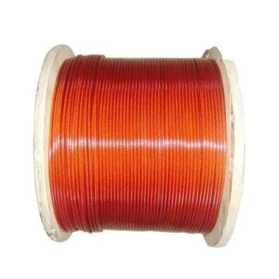 Ein guter Preis. Galvanisierte 1*19 Hochzugsfestigkeit PVC Nylon überzogen Stahldrahtseil Verarbeitung Dienstleistung andere Online