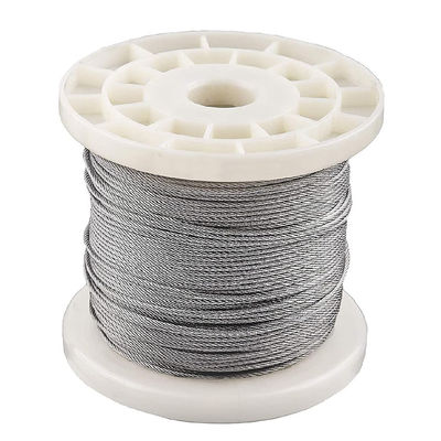 Anpassung Durchmesser Edelstahl 316 Drahtseil 1x7 ss304 ss316 Edelstahlkabel für Fitnessstudio Kabel Bedürfnisse