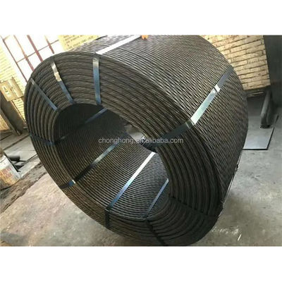 Ein guter Preis. 12.7mm SWRH77B SWRH82B Hochspannungsfähiges vorspanntes Betonverbindes PT-Strangkabel Vorspannung Stahlstrangdrahtkabel Online