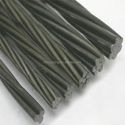 Ein guter Preis. Gewicht der Spirale 2,5 bis 3,5 Tonnen 1x7 PC Strang 12,7 mm Niedrigentlastung ungebunden ASTMA416 Stahldrahtstrang für Spannungsbeton Online
