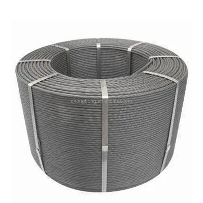 Ein guter Preis. 15.24mm PC Stahlstrang Drahtseil für vorspanntes Beton Toleranz ± 1% und Spulengewicht 1,8-2,1mts Online