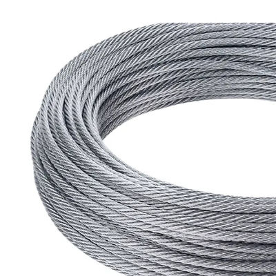 Ein guter Preis. Nichtlegierte Verzinkte 8mm 10mm 12mm Flexible Stahldrahtseile Kohlenstoffstahlkabel für industrielle Anwendungen Online