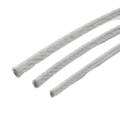 Ein guter Preis. 7*1 Biegen PVC beschichtet verzinktes Flugzeugkabel Stahldrahtseil 1x7 1/4