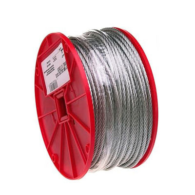 7*7 5,0mm Galvanisiertes Stahldrahtseil Galvanisiertes Flugzeugkabel AISI 304 Edelstahl innerhalb anderer Verarbeitungsdienstleistungen