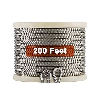 304 galvanisiertes 7X19 6mm galvanisiertes Flugzeugkabel für Zäune