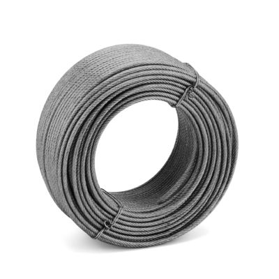 kaufen Korrosionsbeständig 7X19 Galvanisiertes Flugzeugkabel Hebekabel Stahldrahtkabel AISI 304 Edelstahl online manufacture