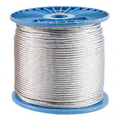 Spezielle Kaltspitze Stahl niedrigste allgemeine vorgeschlagene Galvanisierung Stahlkabel Seil 6x12 7FC Galvanisierte helle Stahldrahtseil