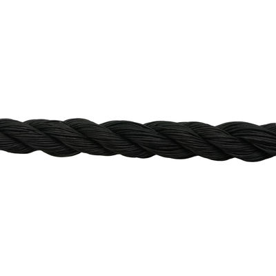 Ein guter Preis. DIN-Standard 24mm 3-Strahl schwarzes Polyethylen-PE-Seil mit PE-Stahlleistung Online
