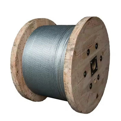 Vielseitige Anwendungen Kohlenstoffstahl 3/3.35mm BS183 Hot Dip Galvanized Guy Ground Cable Steel Stay Wire Coil
