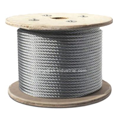 Anpassung AISI304 AISI316 Edelstahlkabelseile 1x3 1x7 1x19 1x37 für andere Verarbeitungsleistungen