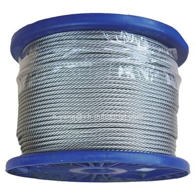 Ein guter Preis. Nichtlegierte 7x19 galvanisierte Stahlkabel Seile 1/16 