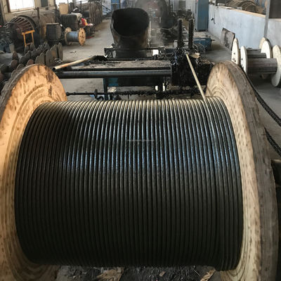 Schwarzes Öl-Kaltkopf Stahl Schwarzes Flugzeugkabel Stahlkabel Seil Draht Ungalvanized Stahldraht Seil mit nach Ihrer Anfrage