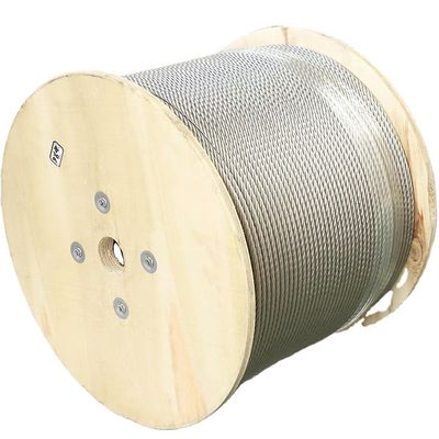 Kohlenstoffstahl 6x24 7FC galvanisiertes Stahldrahtseil JIS 3525 Klasse A ca. Gewicht kg/m 0,115 bis 2.15