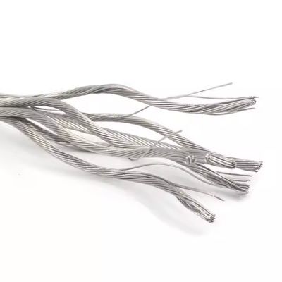 Nichtlegiertes Stahldrahtseil 1x19 2,6 mm 3 mm 4 mm für harte und anspruchsvolle Umgebungen verzinkt