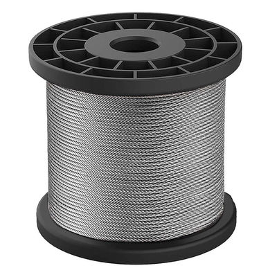 7x19 1x19 8mm Edelstahl 304 Kabel SS Kabel 316 304 Edelstahl Drahtseil für Balustrade Kabeldek Schienen anpassbar