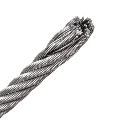 SS304 Anpassung Stahlkabel 7X19 2mm Stahldrahtseil Verschleißbeständig