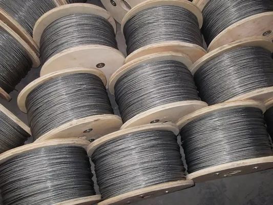 12 mm Stahlkabel Seil 6x24 7FC Bau für die Herstellung Seile Draht 1000mtrs Galvanisierter Stahl