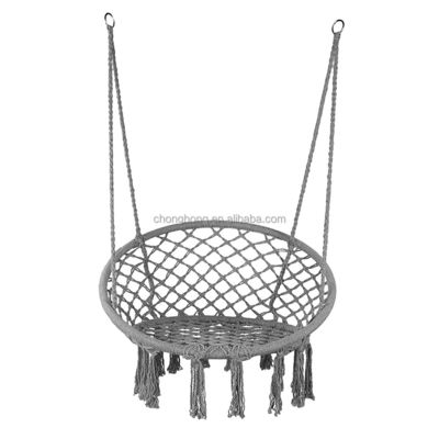 kaufen Handgewebter Makrame Baumwollseil Schaukelstuhl Boho Hängestuhl Camping Hängestuhl online manufacture